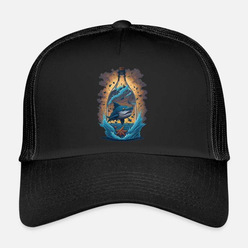 Bouteille de requin Casquette trucker 