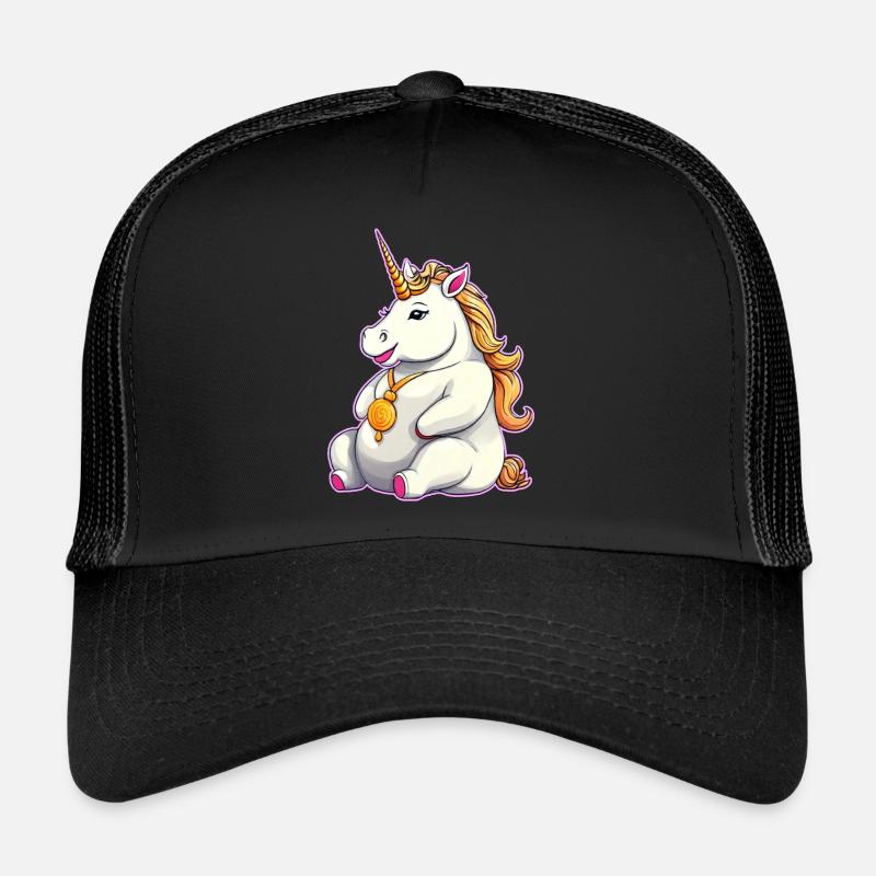 Niedliches dickes Einhorn Trucker Cap