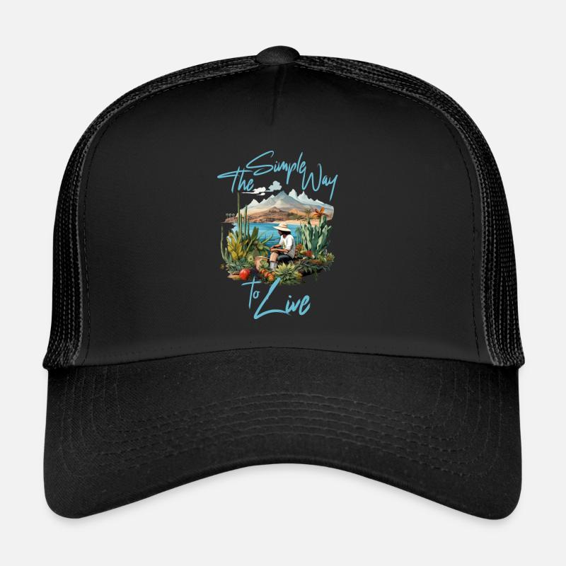 The Simple Way To Live Trucker Cap