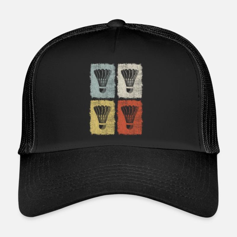 Badminton - Trucker Cap - Schwarz/Schwarz