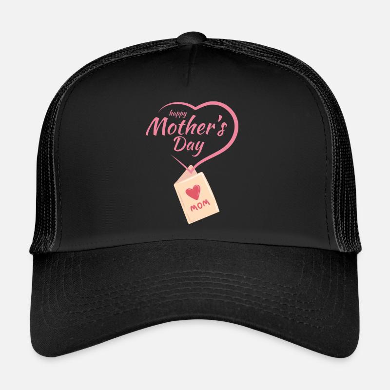 Happy Mouther Day - Trucker Cap - Schwarz/Schwarz