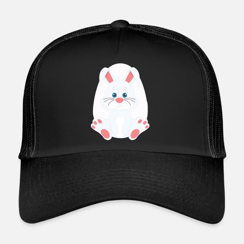 Lapin de Pâques mignon et œuf Casquette trucker 