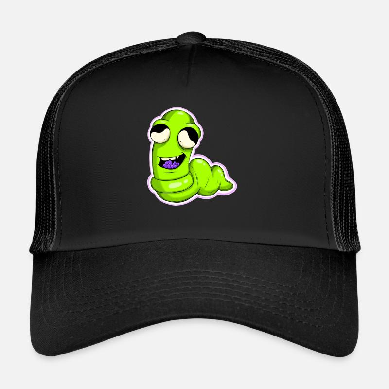 Wurmi - Trucker Cap - Schwarz/Schwarz