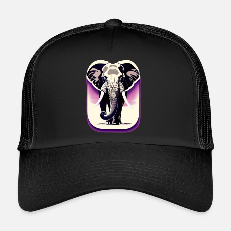 Elephant's Eternal Wisdom Trucker Cap