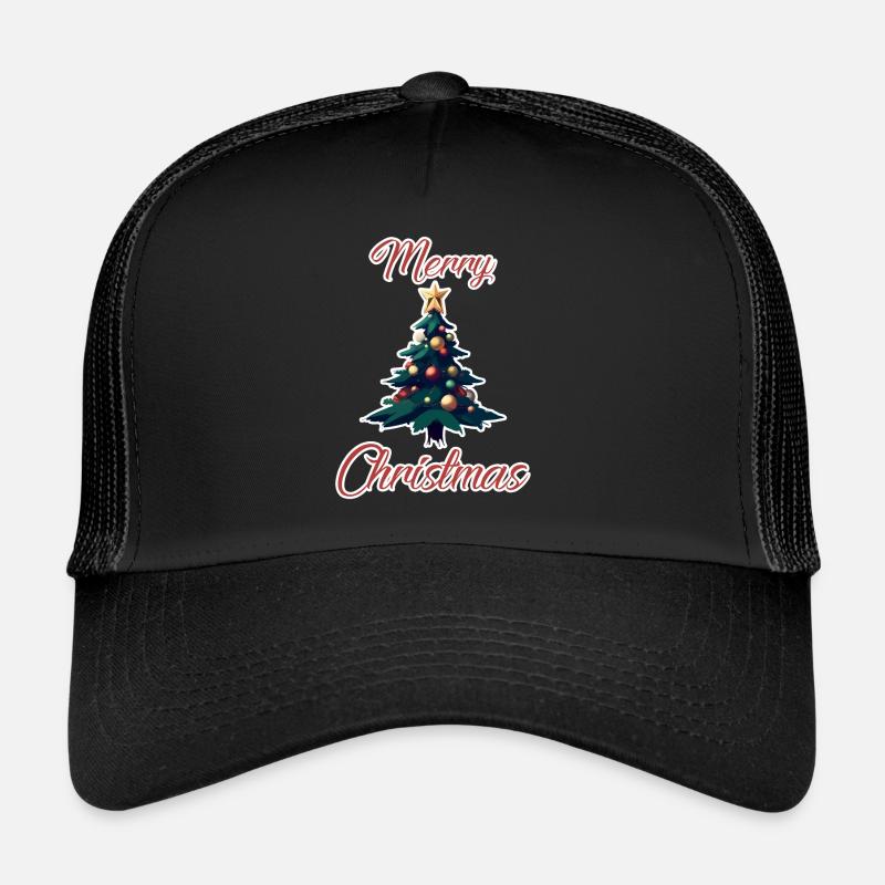 Weihnachtsbaum (Schlaganfall) Trucker Cap