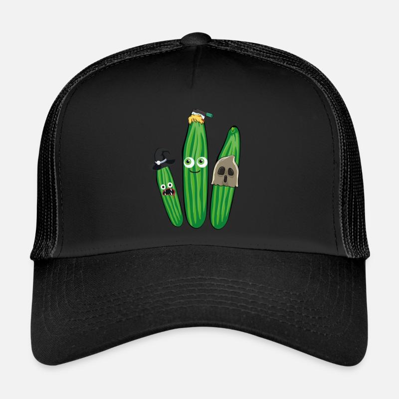 Gurke,Partygurke,halloween, Geist, Hexe Trucker Cap