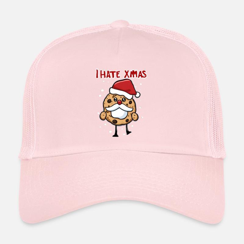 Je déteste Noël Funny Cookie Cookie Avent Casquette trucker 