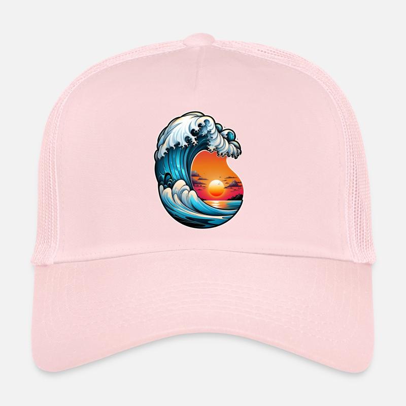 Wave - Summer - Holidays Trucker Cap