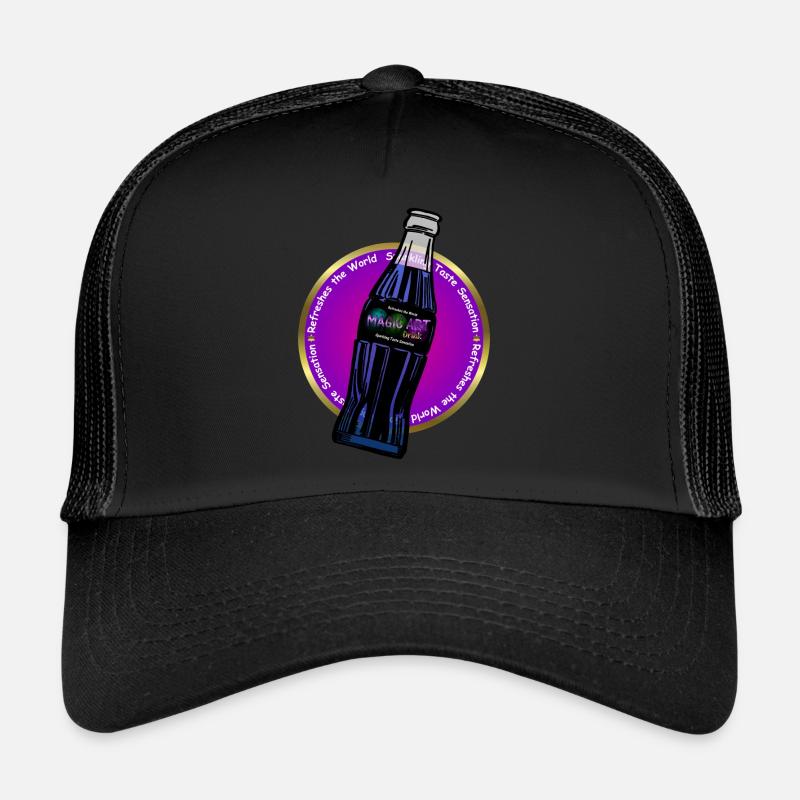 Magic Art Drink - Trucker Cap - black/black