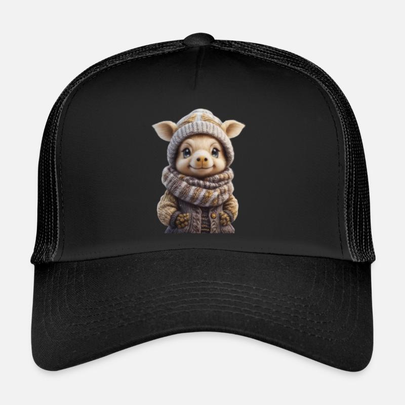 Animal d’hiver mignon Casquette trucker 