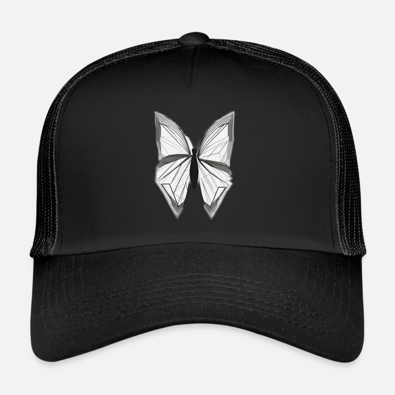 Papillon - Casquette trucker  - noir/noir