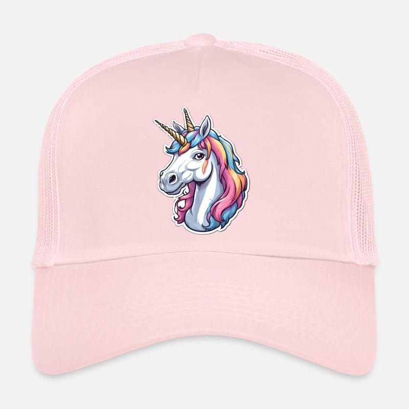 Farbenfrohes Einhorn Wunder Trucker Cap