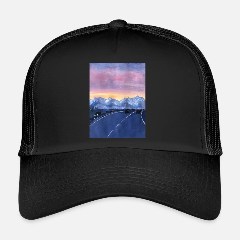 Dämmerung der Straße Trucker Cap
