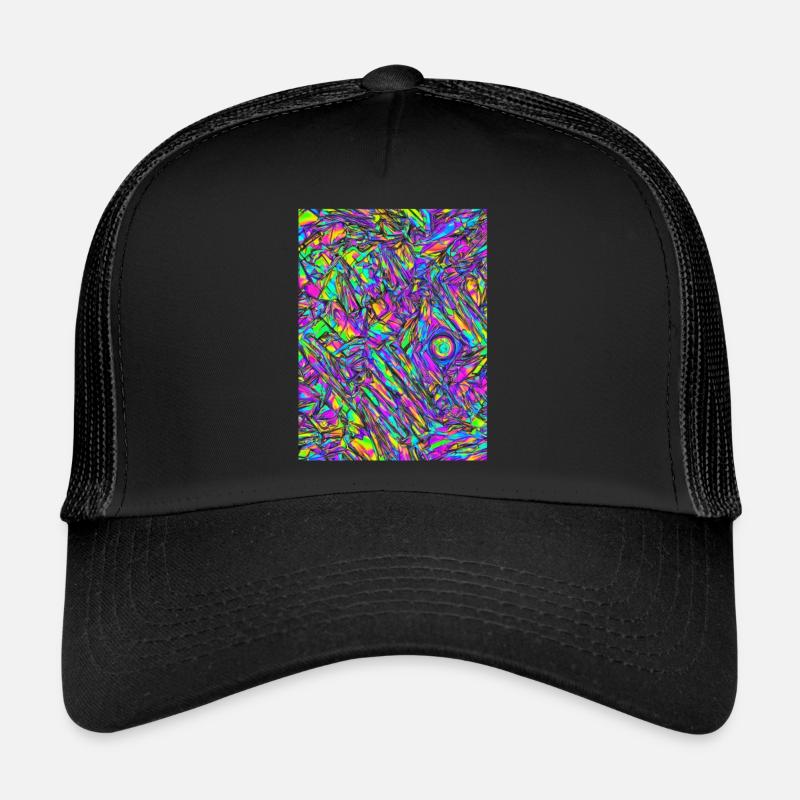 Graphismes acides Casquette trucker 