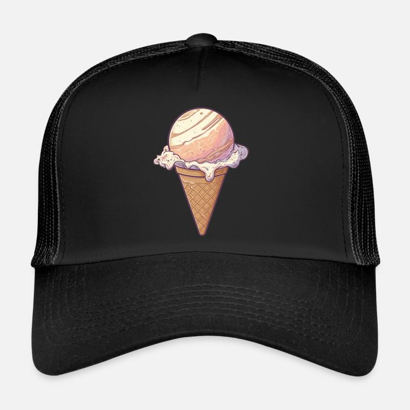 Planète de glace Jupiter Casquette trucker 