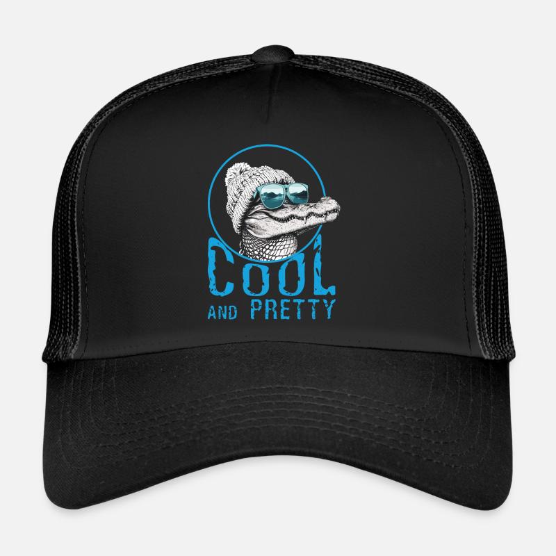 Alligator Cool And Pretty Trucker Cap