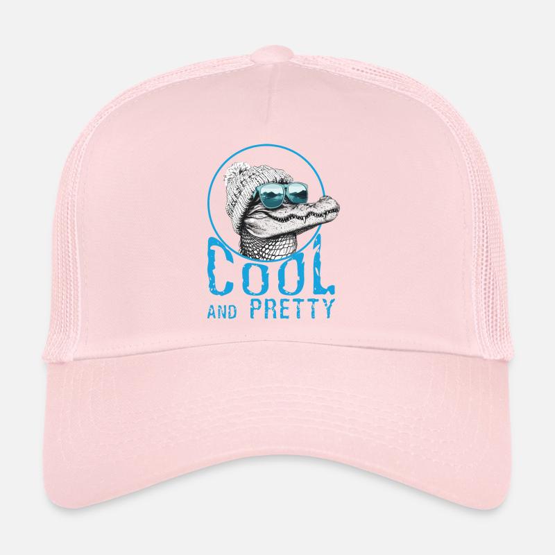 Alligator Cool And Pretty Trucker Cap