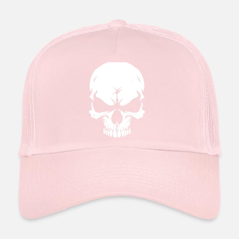 Crâne Casquette trucker 