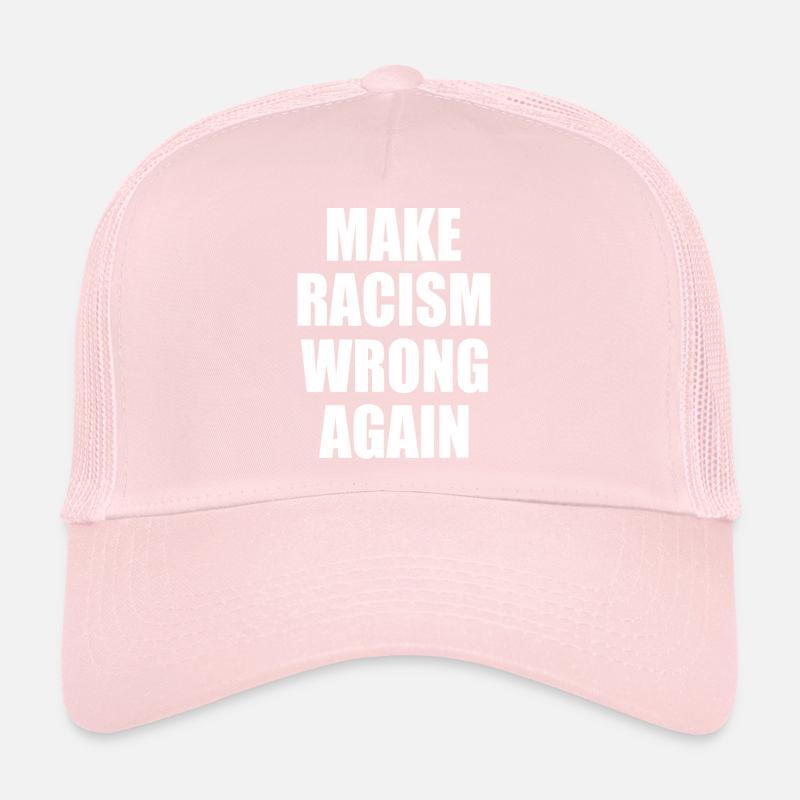 make racism wrong again Casquette trucker 