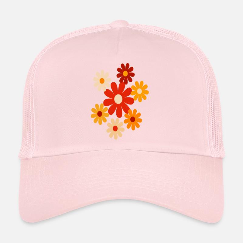Bunte Blumen Trucker Cap