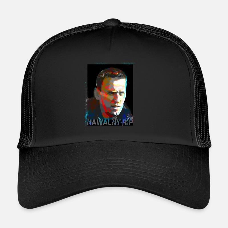 Navalny,RIP,Graffiti,Peinture Casquette trucker 