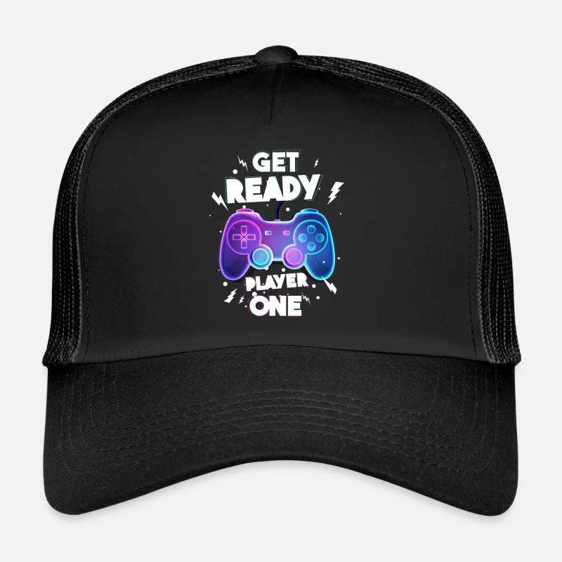 Get Ready Player One - Trucker Cap - Schwarz/Schwarz
