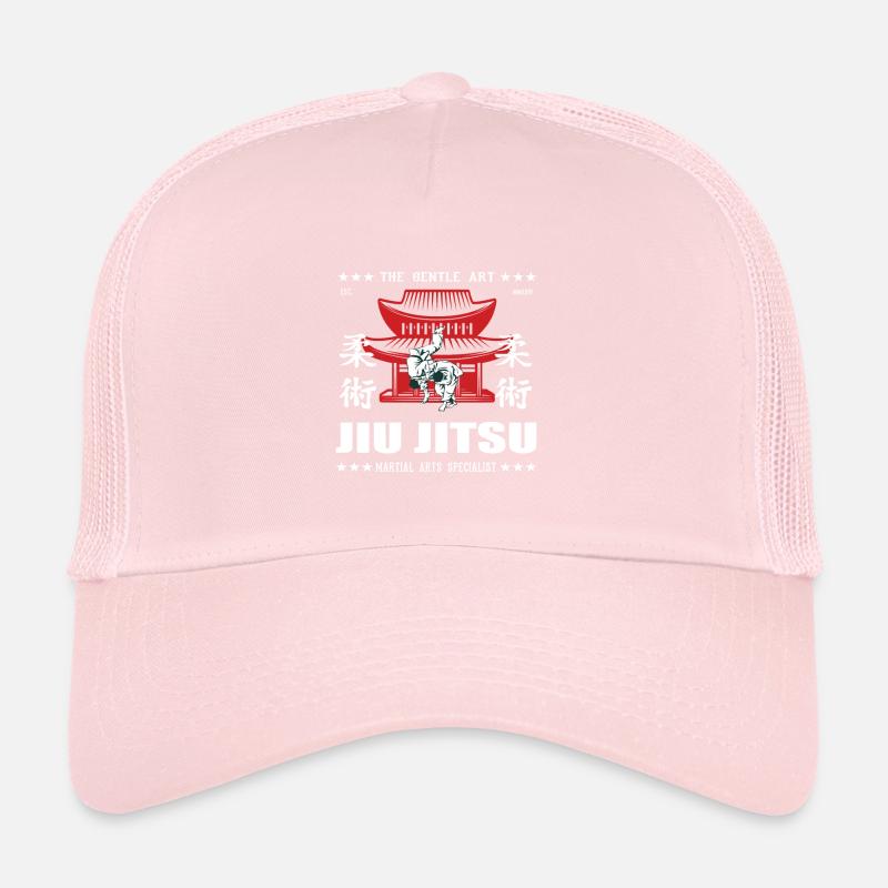 Conception d’arts martiaux Jiu Jitsu cool avec Kanji Casquette trucker 