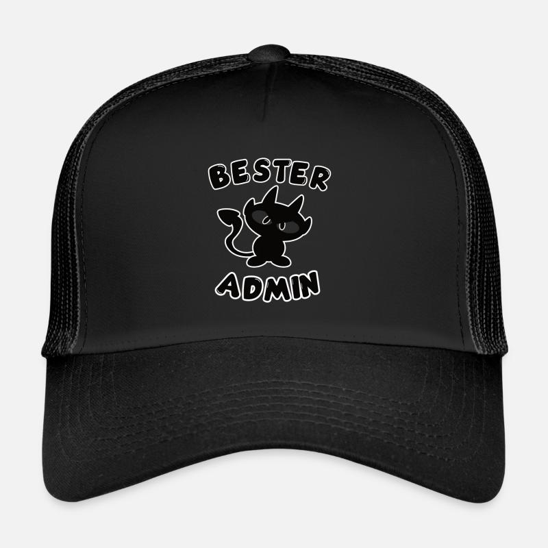 cooles bester Admin Design mit Teufelchen Trucker Cap