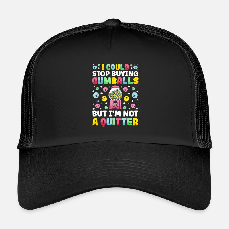 Funny chewing gum machine Trucker Cap