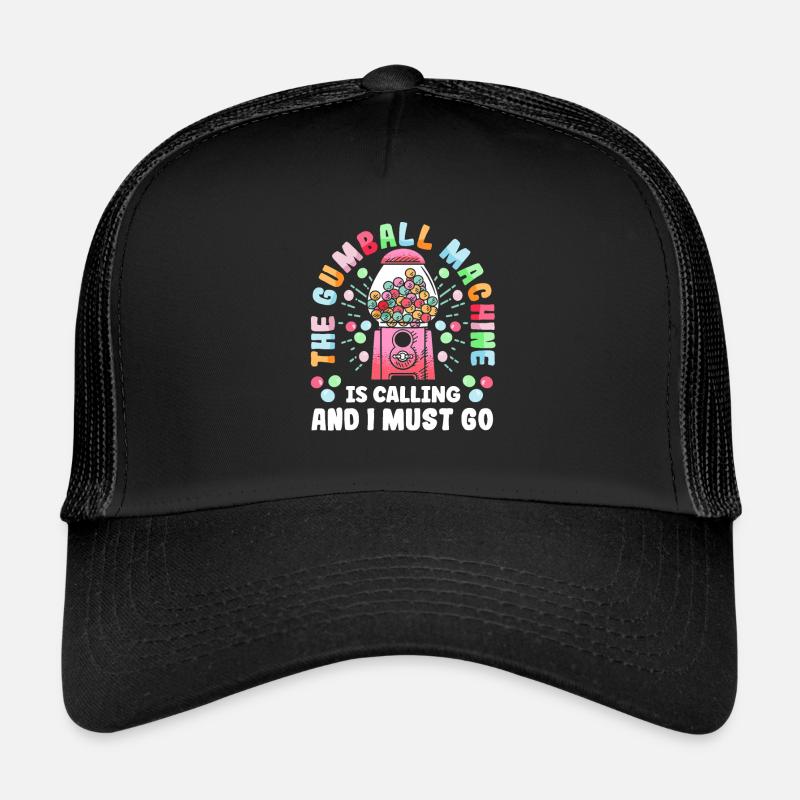 Funny chewing gum machine Trucker Cap