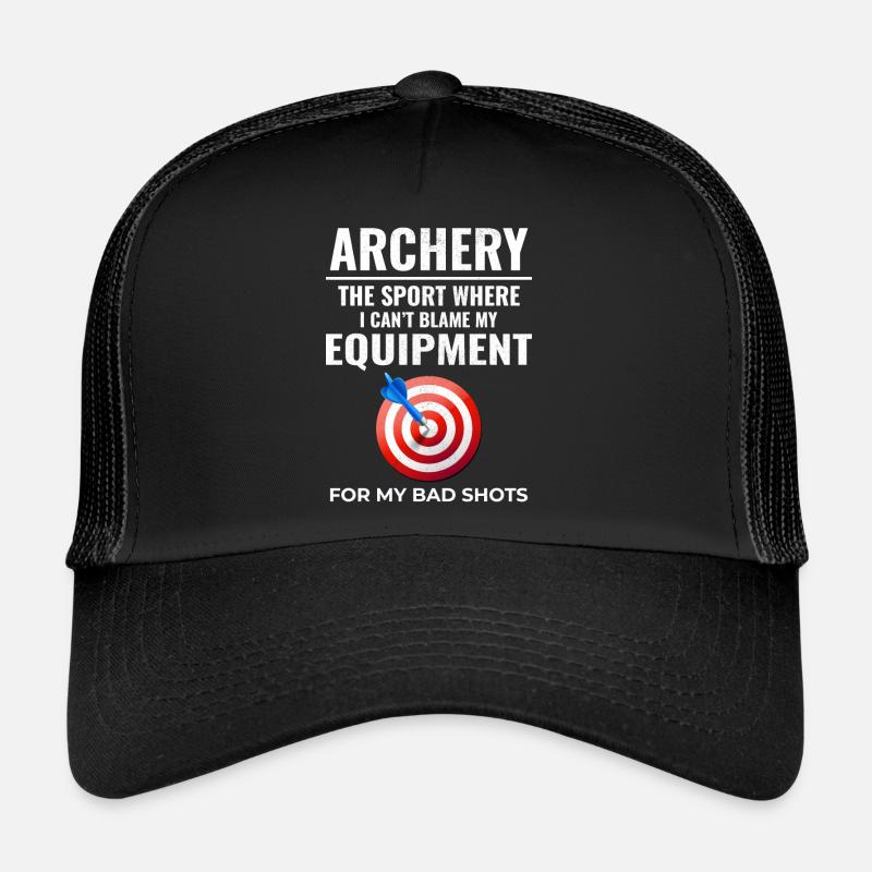 Archery Targets Archer Bullseye Shooting Sport Trucker Cap