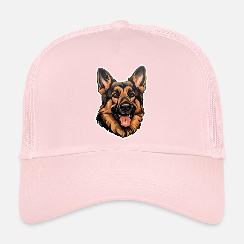 Tête de berger allemand Casquette trucker 