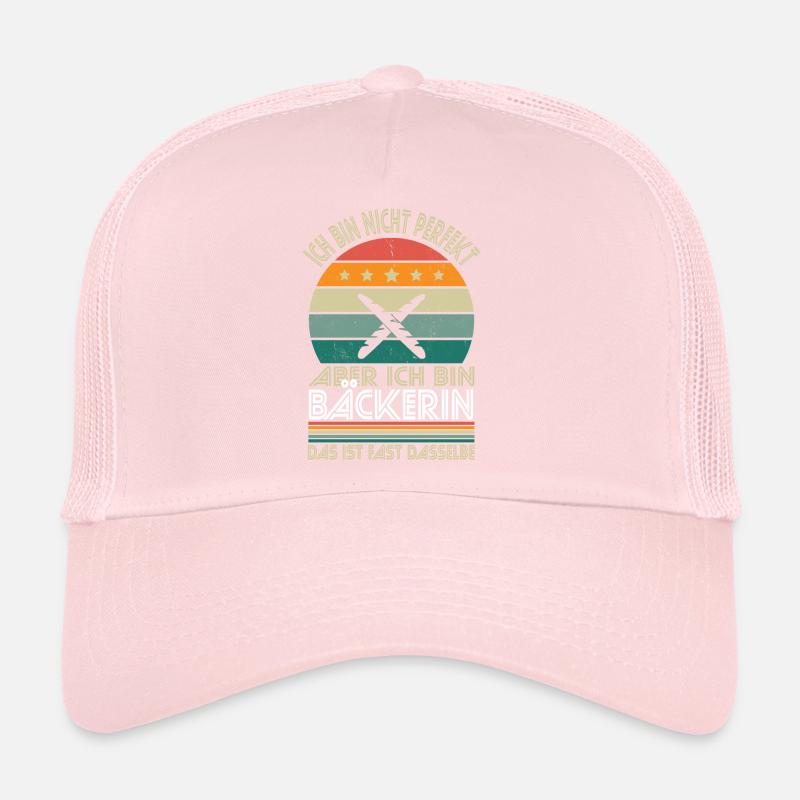 Ich bin nicht perfekt aber ich bin Bäckerin Trucker Cap