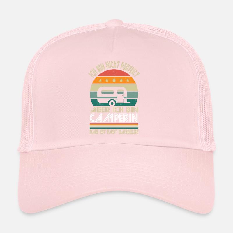 Ich bin nicht perfekt aber ich bin Camperin Trucker Cap