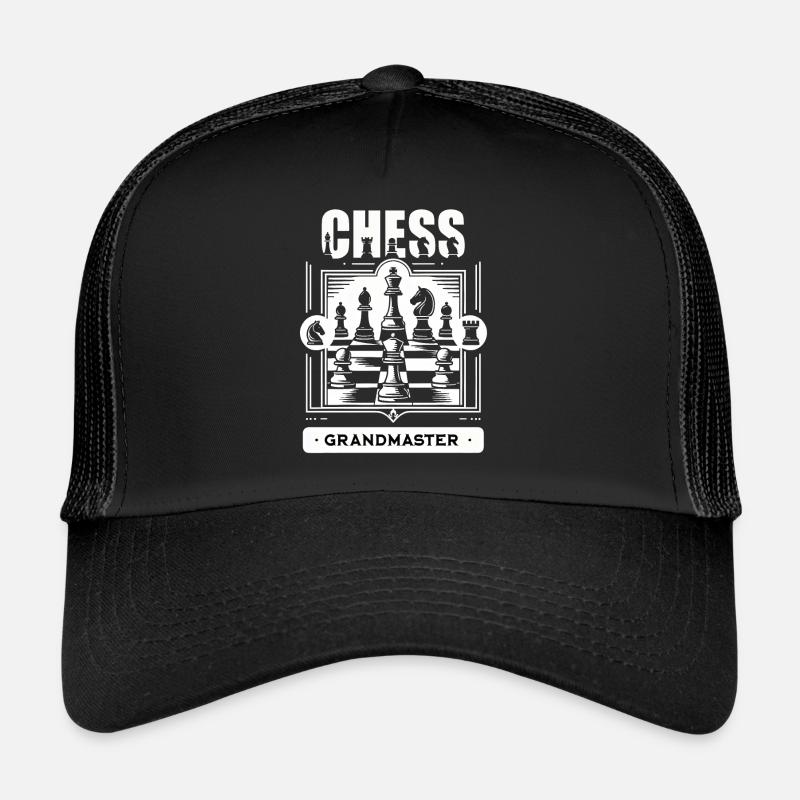 Échiquier tactique Grand maître d’échecs Casquette trucker 
