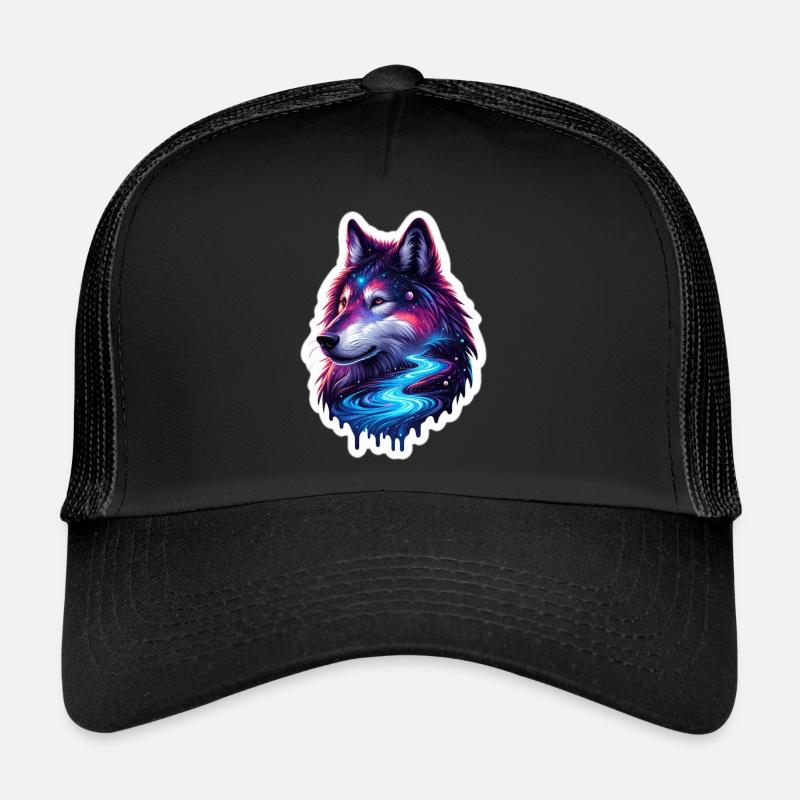 Wolve céleste Casquette trucker 