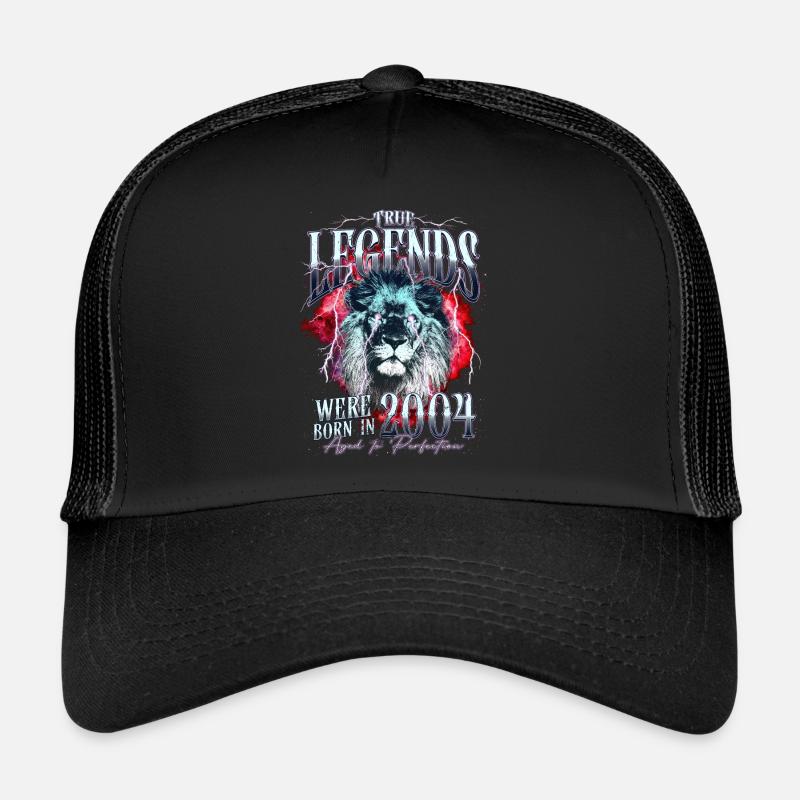 Legenden wurden 2004 geboren - Trucker Cap - Schwarz/Schwarz