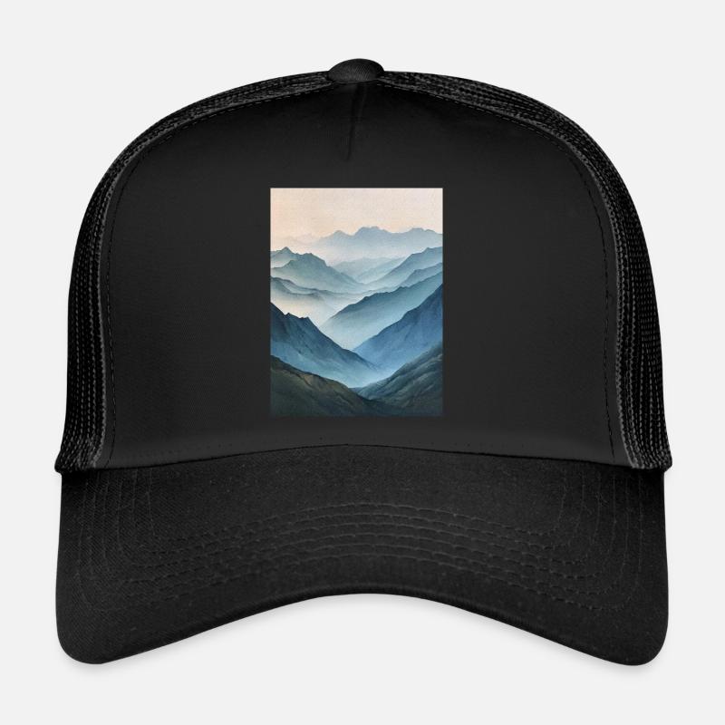 Poster Canvas Mountain 52 Trucker Cap