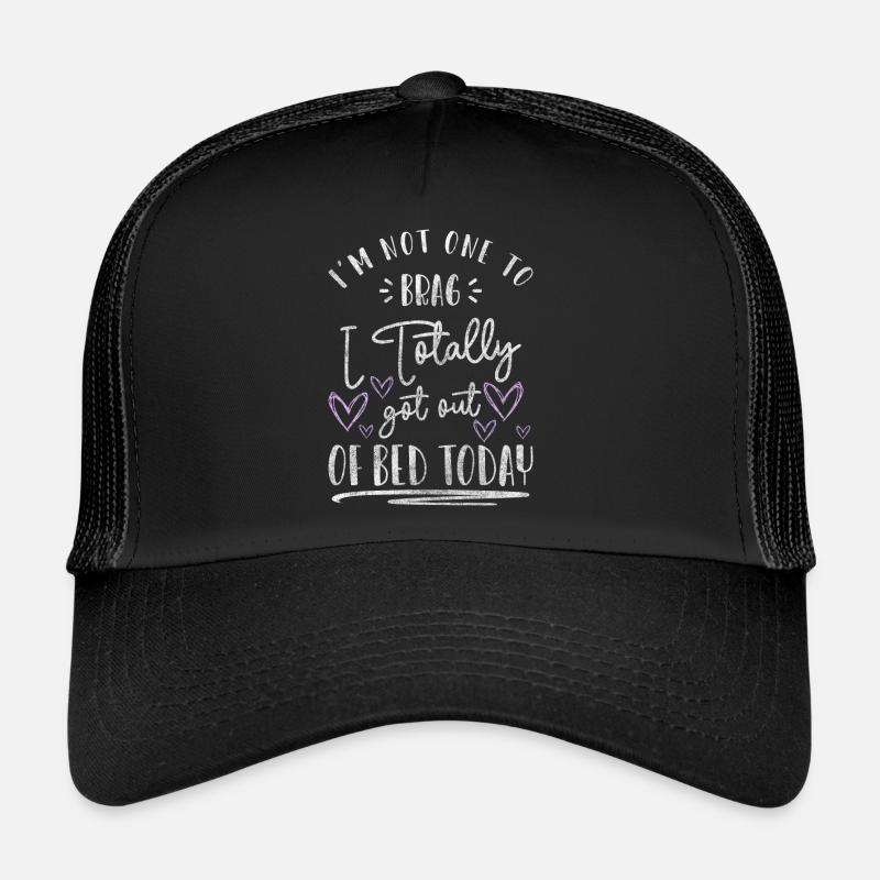 Sleep Late Riser Pajamas Trucker Cap
