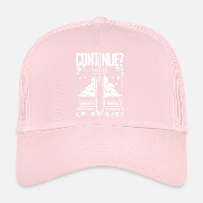 Fortsetzen? FF7 Klassisches Design 1997 Trucker Cap