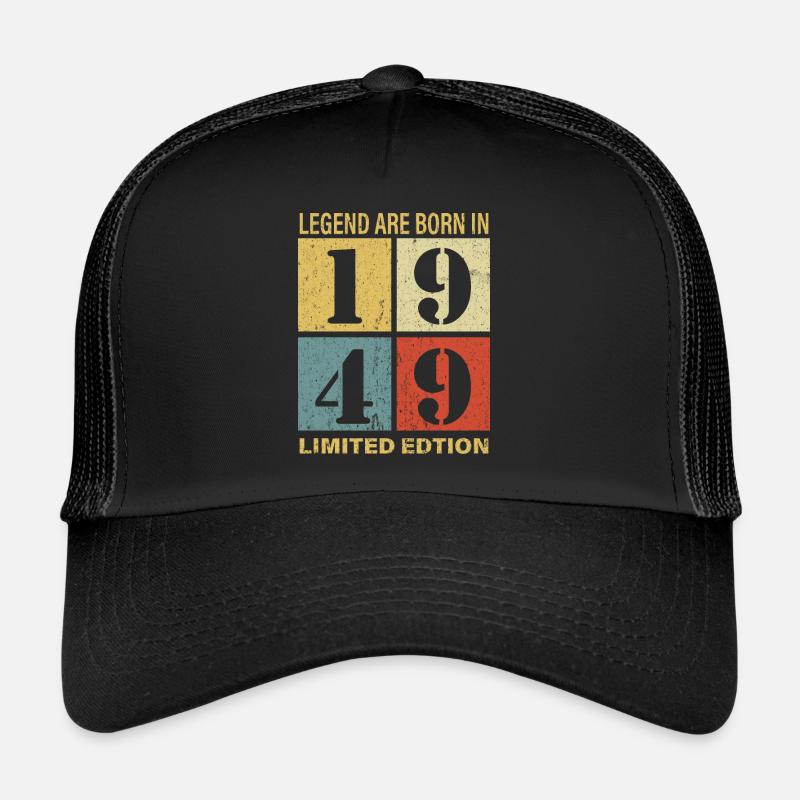 Original Kalender 1949 Vintage Geburtstag Rec Trucker Cap