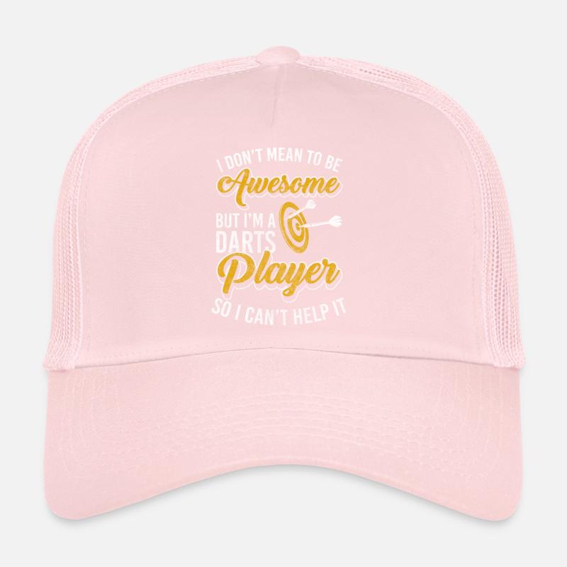 Lecteur de fléchettes Lecteur de disque Homme Casquette trucker 