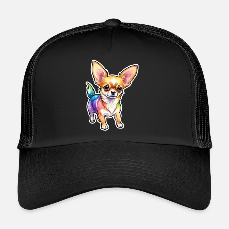 Chihuahua WasserfarbeN Trucker Cap
