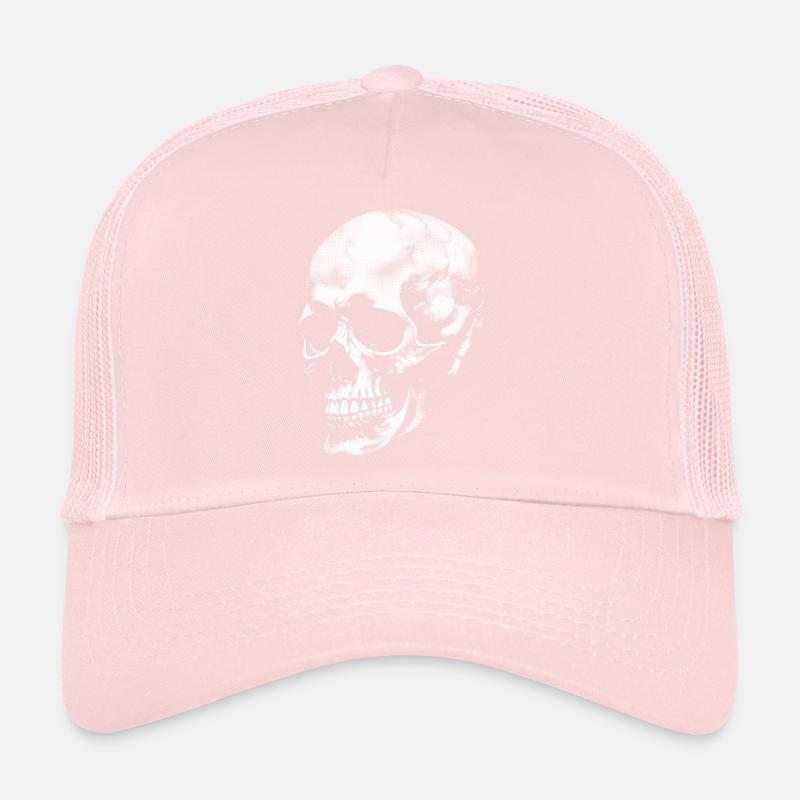 Crâne Casquette trucker 
