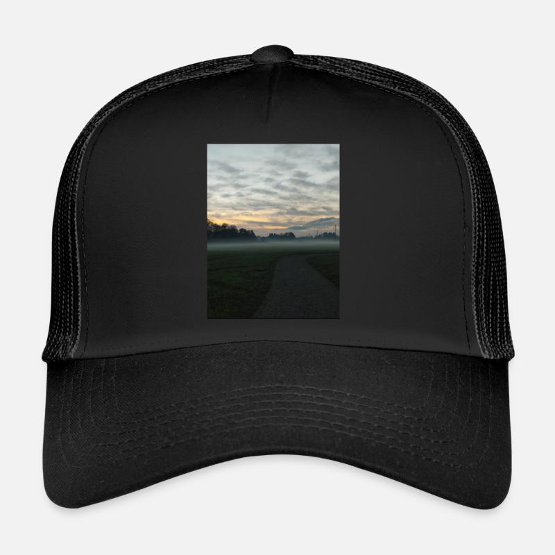 Abendstimmung - Trucker Cap - Schwarz/Schwarz