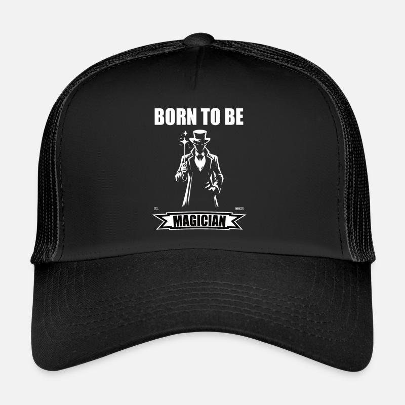 Né pour être magicien – Cool Wizard Design Casquette trucker 