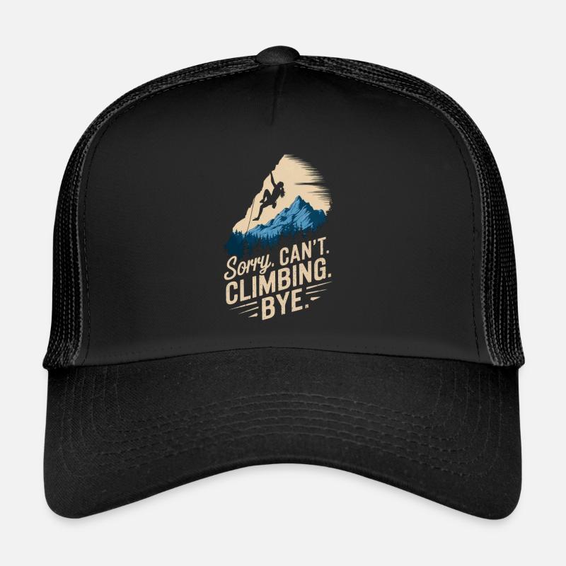 Escalade Escalade libre Escalade de rocher pour femmes - Casquette trucker  - noir/noir