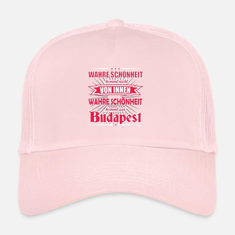 La vraie beauté vient de Budapest Design Casquette trucker 