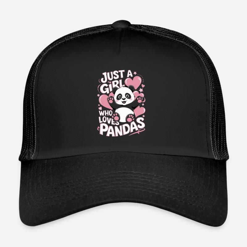 Panda Spruch Mädchen Trucker Cap