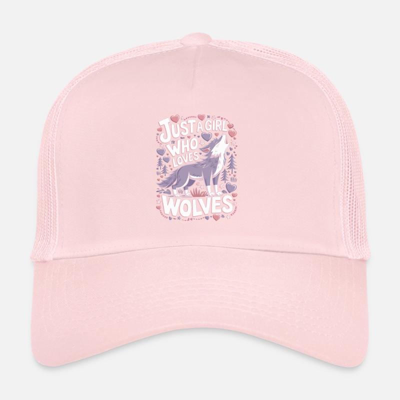 Fille Loup Disant Casquette trucker 